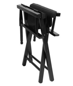 Opvouwbare Regisseursstoel van Massief Hout – Draagbare Canvas Make-up Stoel voor Studio en Outdoor Gebruik