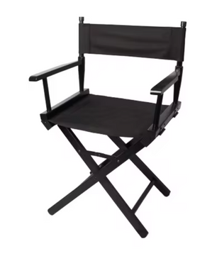 Opvouwbare Regisseursstoel van Massief Hout – Draagbare Canvas Make-up Stoel voor Studio en Outdoor Gebruik
