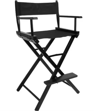Opvouwbare Regisseursstoel van Massief Hout – Draagbare Canvas Make-up Stoel voor Studio en Outdoor Gebruik