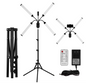 LED Tube Light Set met Statief en Telefoonhouder – Dimbaar Bi-Color Licht voor Streaming en Fotografie