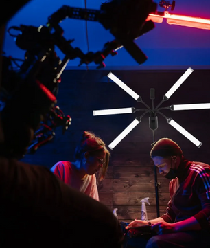 LED Tube Light Set met Statief en Telefoonhouder – Dimbaar Bi-Color Licht voor Streaming en Fotografie