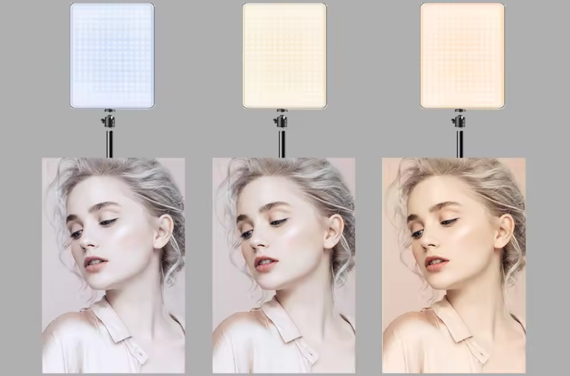 LED Videolamp met Statief – Verlichting voor Streaming, Fotografie en Videocalls