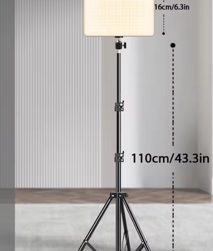 LED Videolamp met Statief – Verlichting voor Streaming, Fotografie en Videocalls