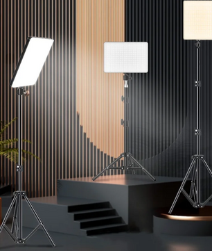LED Videolamp met Statief – Verlichting voor Streaming, Fotografie en Videocalls