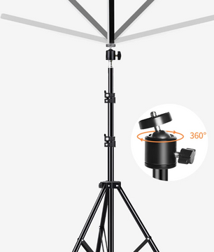 LED Videolamp met Statief – Verlichting voor Streaming, Fotografie en Videocalls