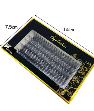 Individuele Wimperclusters 60D/80D – Natuurlijke 3D Volume Wimper Extensions voor DIY Gebruik