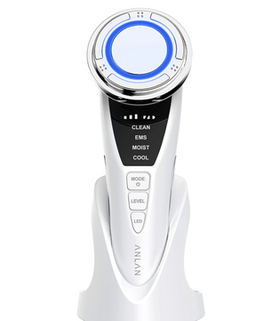 EMS Gezichtsmassager met LED Lichttherapie – Anti-Aging en Huidversteviging Apparaat