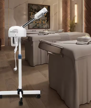 Professionele Ozone Gezichtsstomer met Koud Spray – 800W Facial Steamer voor Salon en Thuisgebruik