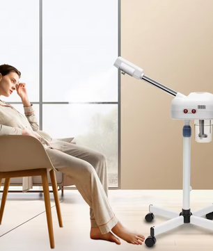 Professionele Ozone Gezichtsstomer met Koud Spray – 800W Facial Steamer voor Salon en Thuisgebruik