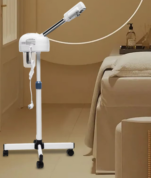 Professionele Ozone Gezichtsstomer met Koud Spray – 800W Facial Steamer voor Salon en Thuisgebruik