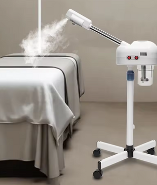 Professionele Ozone Gezichtsstomer met Koud Spray – 800W Facial Steamer voor Salon en Thuisgebruik