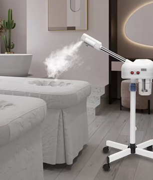Professionele Ozone Gezichtsstomer met Koud Spray – 800W Facial Steamer voor Salon en Thuisgebruik