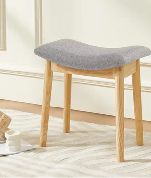 Kaptafel Kruk met Opbergruimte – Fluwelen Make-up Stoel