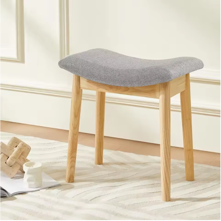 Kaptafel Kruk met Opbergruimte – Fluwelen Make-up Stoel