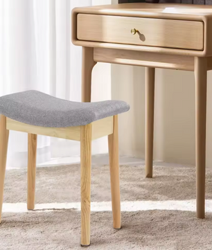 Kaptafel Kruk met Opbergruimte – Fluwelen Make-up Stoel