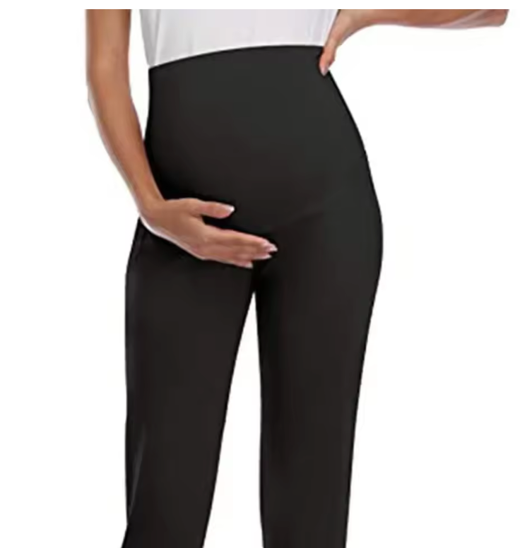 Zwangerschaps Joggingbroek High Waist – Stretch Broek met Zakken