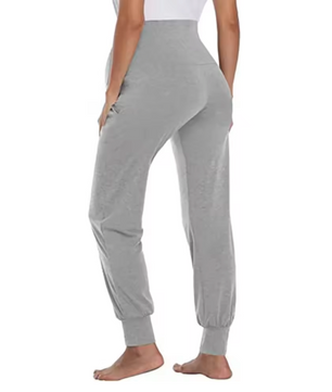 Zwangerschaps Joggingbroek High Waist – Stretch Broek met Zakken