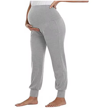 Zwangerschaps Joggingbroek High Waist – Stretch Broek met Zakken