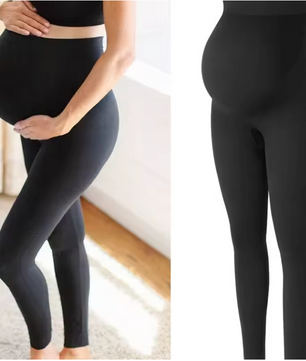 Zwangerschapslegging High Waist – Compressie Legging met Buikondersteuning