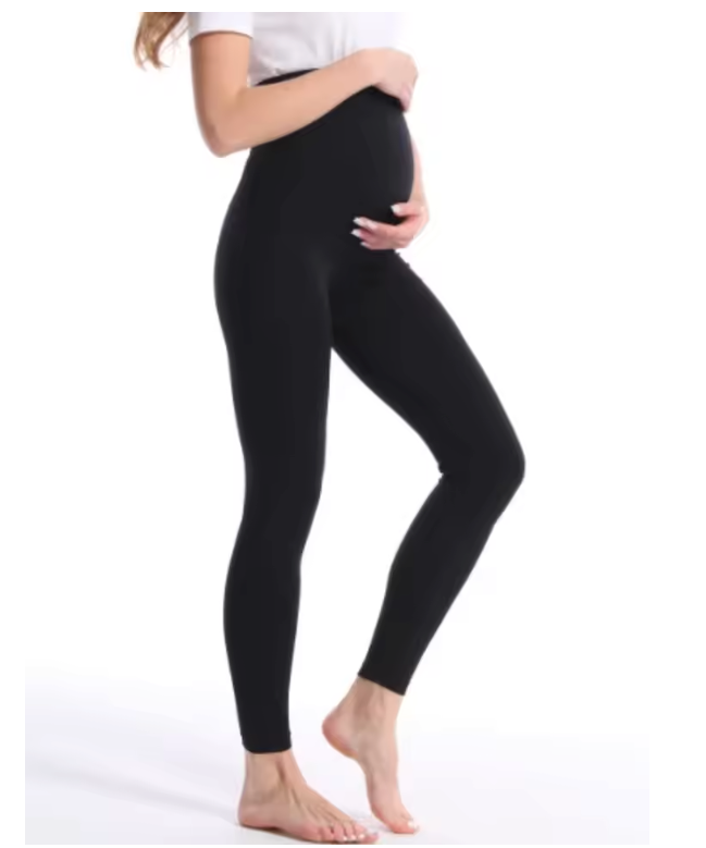 Zwangerschapslegging High Waist – Compressie Legging met Buikondersteuning