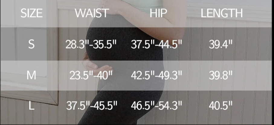 Zwangerschapslegging High Waist – Compressie Legging met Buikondersteuning