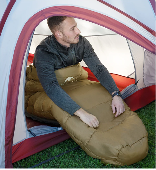 Mummy Slaapzak – Warme Katoenen Camping Slaapzak voor Volwassenen, Comfortabel en Isolerend