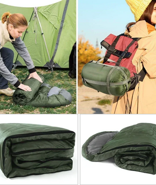 Ultralichte Camping Slaapzak – Waterdicht 4-Seizoenen Envelope Slaapzak voor Outdoor en Reizen