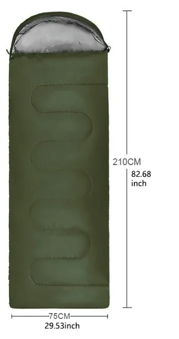 Ultralichte Camping Slaapzak – Waterdicht 4-Seizoenen Envelope Slaapzak voor Outdoor en Reizen