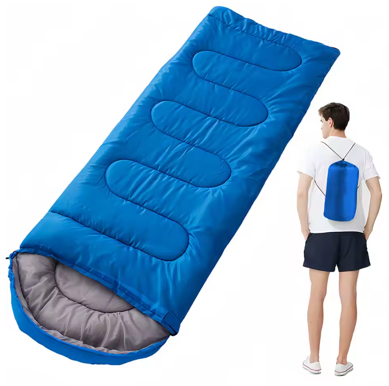 4-Seizoenen Camping Slaapzak – Lichtgewicht en Comfortabel voor Outdoor, Hiking en Reizen