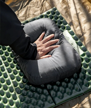 Memory Foam Camping Nekkussen – Ergonomisch Reiskussen met Nekondersteuning, Lichtgewicht en Compact