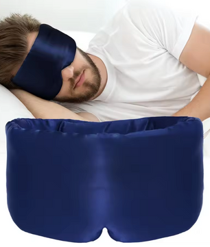 Zijden Slaapmasker – Lichtblokkerend Oogmasker voor Comfortabele Slaap en Reizen