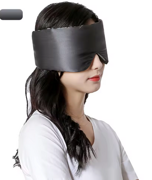 Zijden Slaapmasker – Lichtblokkerend Oogmasker voor Comfortabele Slaap en Reizen