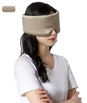 Zijden Slaapmasker – Lichtblokkerend Oogmasker voor Comfortabele Slaap en Reizen