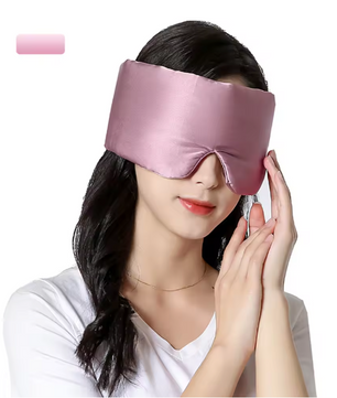 Zijden Slaapmasker – Lichtblokkerend Oogmasker voor Comfortabele Slaap en Reizen