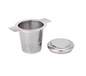 RVS Theefilter met Dubbele Handgreep – Fijnmazige Theezeef voor Losse Thee