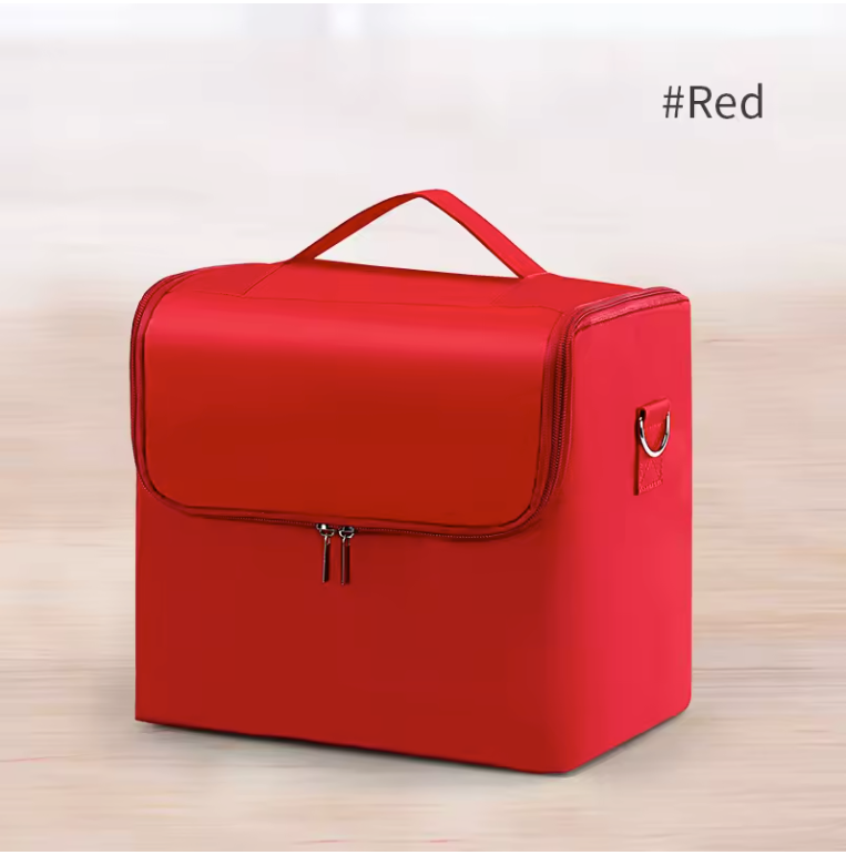 Professionele Make-up Koffer – 4 Laags Organizer met Verstelbare Vakken