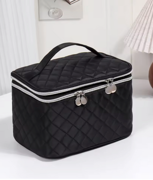 PU Waterdichte Make-up Tas – Grote Toilettas met Handvat