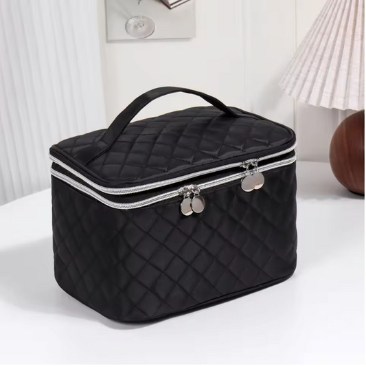 PU Waterdichte Make-up Tas – Grote Toilettas met Handvat
