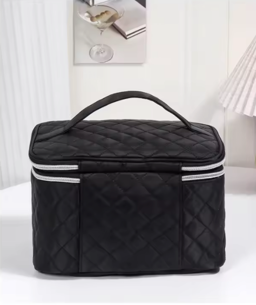 PU Waterdichte Make-up Tas – Grote Toilettas met Handvat