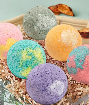 Badbruisballen Set 12 Stuks – Mini Spa Bombs met Essentiële Oliën