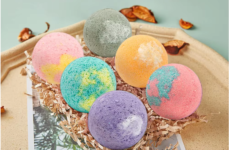 Badbruisballen Set 12 Stuks – Mini Spa Bombs met Essentiële Oliën