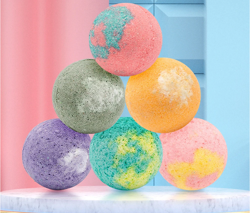 Badbruisballen Set 12 Stuks – Mini Spa Bombs met Essentiële Oliën