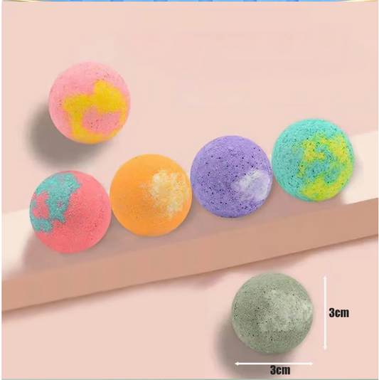 Badbruisballen Set 12 Stuks – Mini Spa Bombs met Essentiële Oliën
