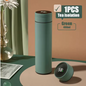 Smart Thermosfles met Display – RVS Outdoor Drinkfles Warm/Koud