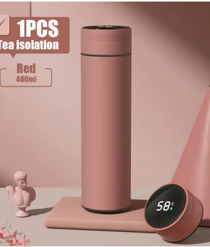 Smart Thermosfles met Display – RVS Outdoor Drinkfles Warm/Koud
