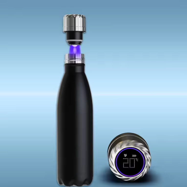 UV Thermosfles met Display – RVS Drinkfles Warm/Koud