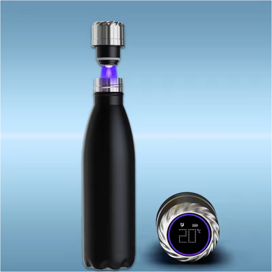 UV Thermosfles met Display – RVS Drinkfles Warm/Koud