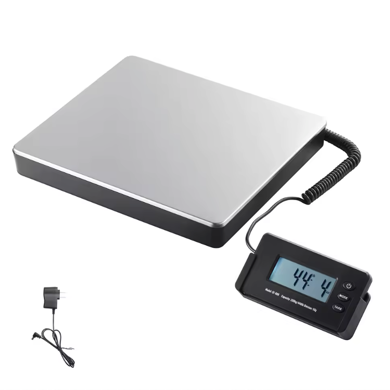 Digitale Pakketweegschaal 200 kg – LCD Postweegschaal met Tare Functie