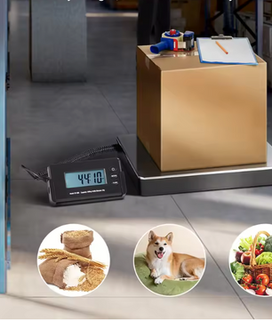 Digitale Pakketweegschaal tot 200 kg – LCD Postweegschaal met Tare Functie