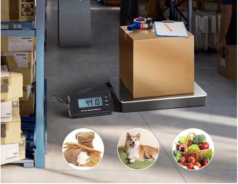 Digitale Pakketweegschaal tot 200 kg – LCD Postweegschaal met Tare Functie